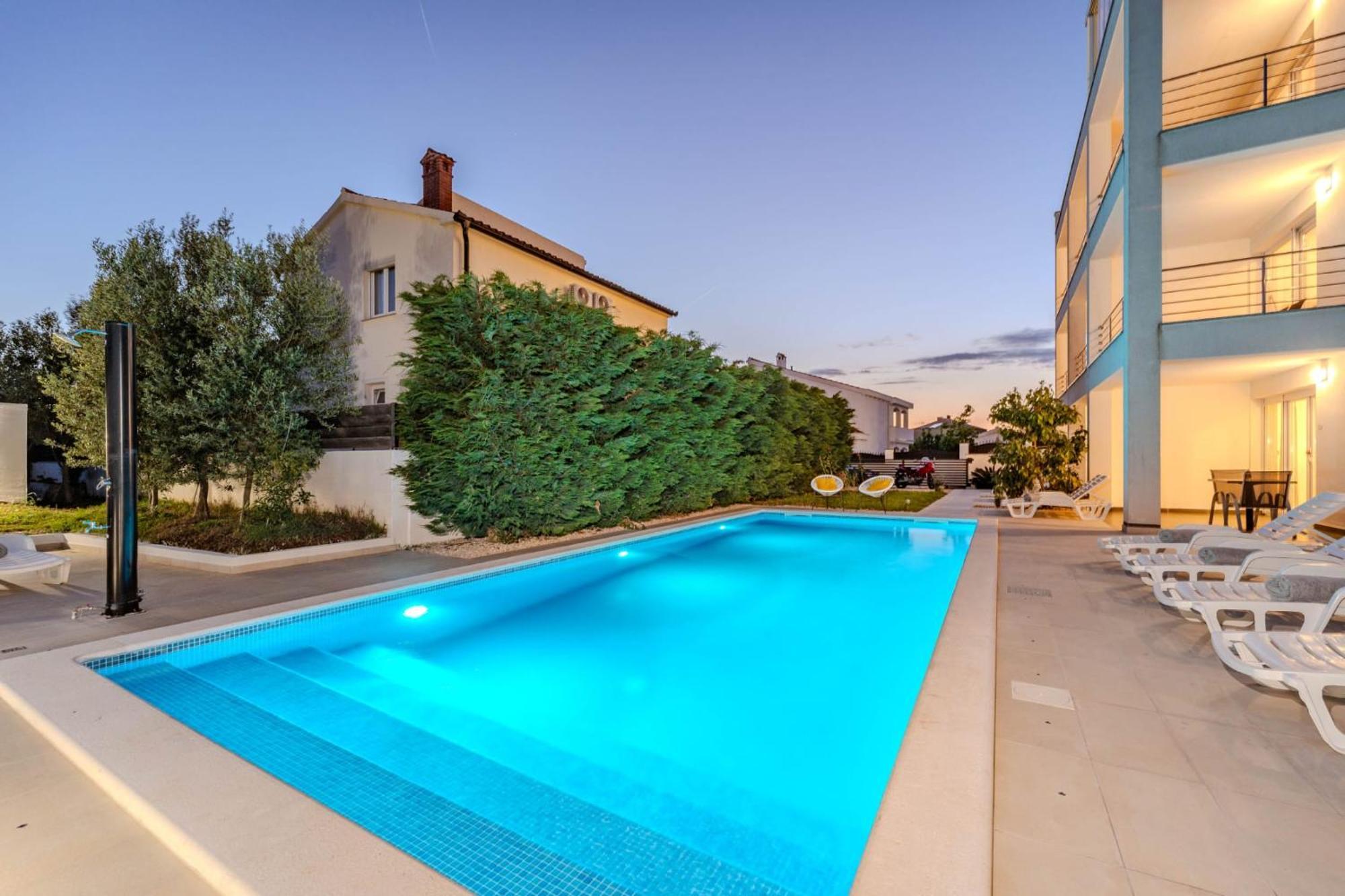 Apartment Deluxe Villa Carlotta Zadar Eksteriør bilde
